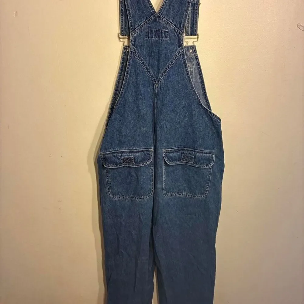 La-blues Men's Blue and Navy Dungarees-overalls